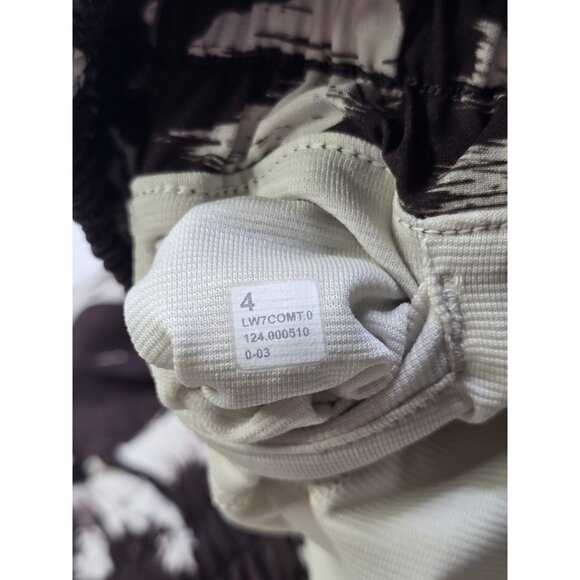 NWT Lululemon Hotty Hot HR Short 4" Monarch Bloom Bone Espresso/Bone Size : 6 - Picture 7 of 8